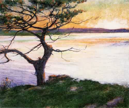 View Across Ipswich Bay Near Cambridge Beach 1894