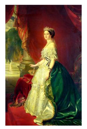 Image of The Empress Eugenie, of France. (1826~1920). Eugenie is