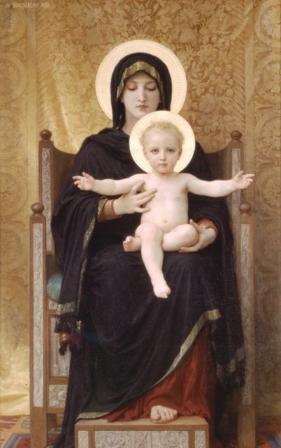 The Seated Madonna - Oil Painting Reproduction