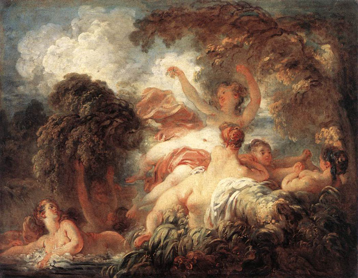 Fragonard Oil Painting Reproductions - The Bathers