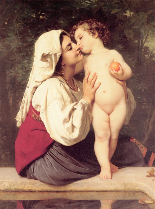 Bouguereau Oil Painting Reproductions- Le Baiser [The Kiss]