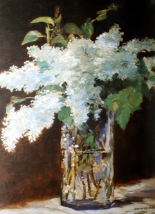 Lilac in a Glass painting, a Edouard Manet paintings reproduction, we never sell Lilac in a Glass