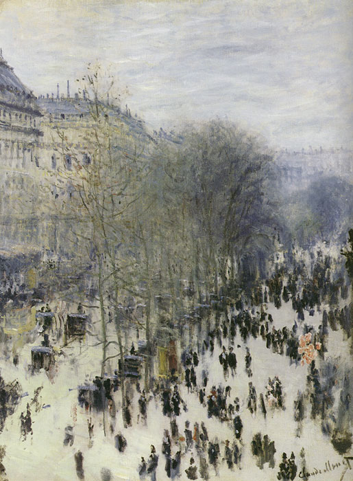 Oil Painting Reproduction of Monet- Boulevard des Capucines