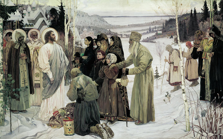 Oil Painting Reproduction of Nesterov - Saint Rus