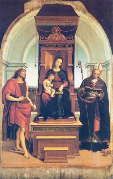 Madonna and Child (The Ansidei Altarpiece) painting, a Raphael Santi paintings reproduction