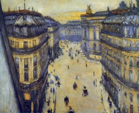 Rue Halevy, Seen from the Sixth Floor painting