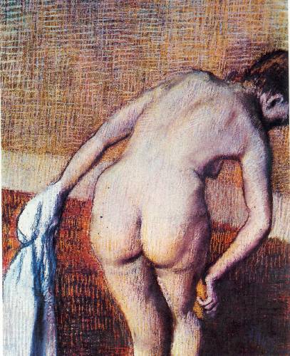 swab down painting, a Edgar Degas paintings reproduction, we never sell swab down poster