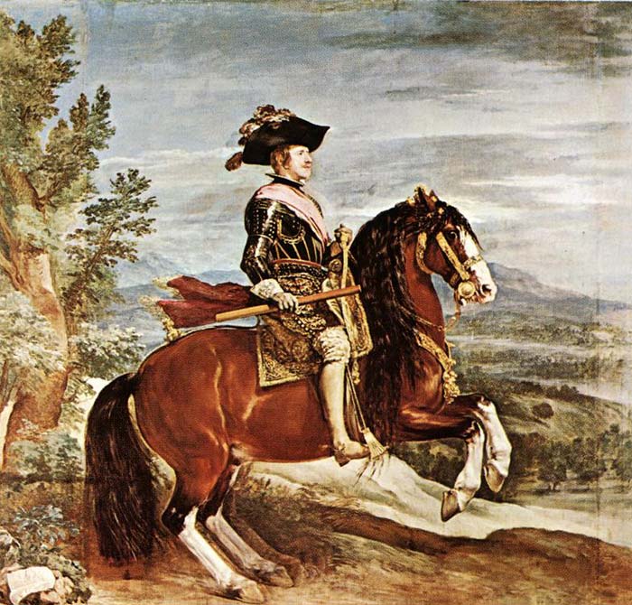 Oil Painting Reproduction of Velazquez- Equestrian Portrait of Philip IV