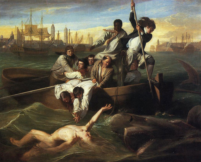 Oil Painting Reproduction of Copley- Watson and the Shark