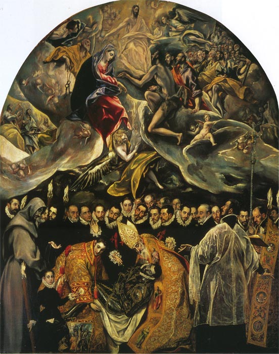 Oil Painting Reproduction of El Greco- Burial of Count Orgaz