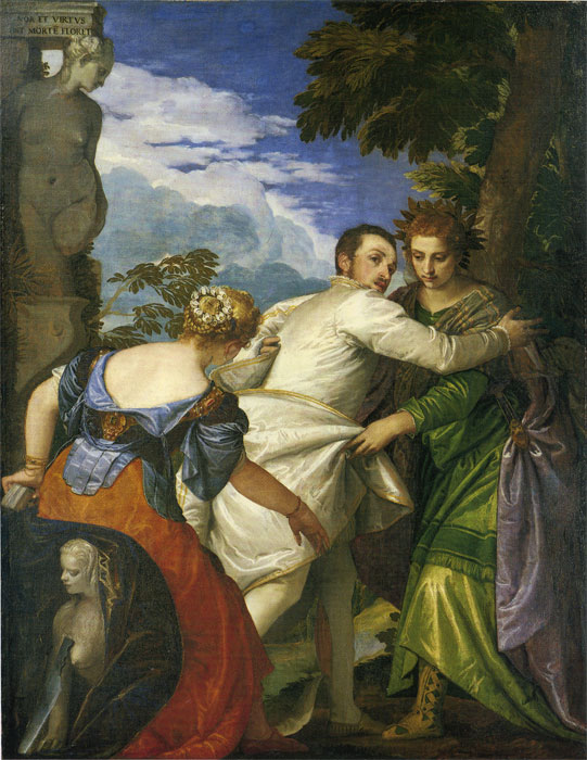 Oil Painting Reproduction of Veronese- Allegory of Virtue and Vice