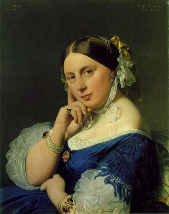 Oil Painting Reproduction of Ingres- Delphine Ramel, Madame Ingres