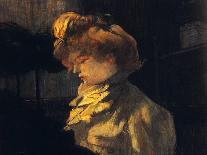 Oil Painting Reproduction of Toulouse- Lautrec- The Milliner