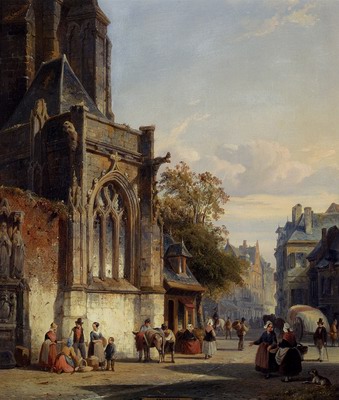 Town Square Before A Church, A Capriccio