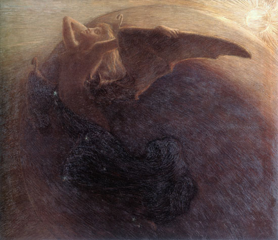 Day Awakens Night, Gaetano Previati