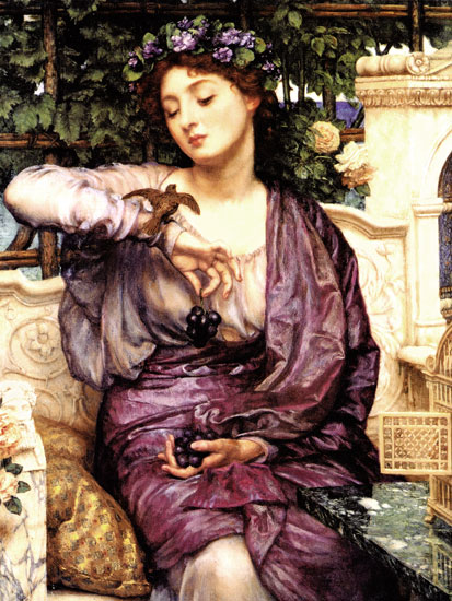 Libra and Her Sparrow, Sir Edward John Poynter