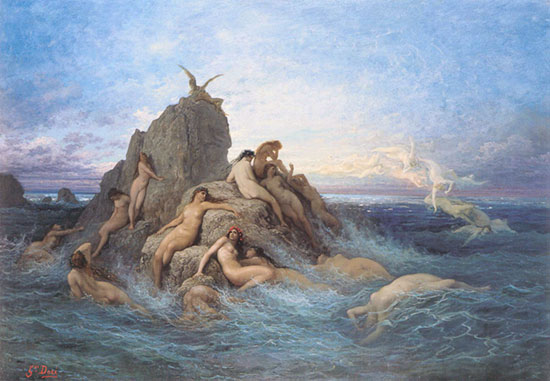 Naiads of the Sea, Gustave Dor&eacute;