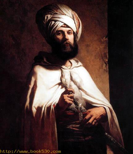 Charles Cousin in a Arabian costume