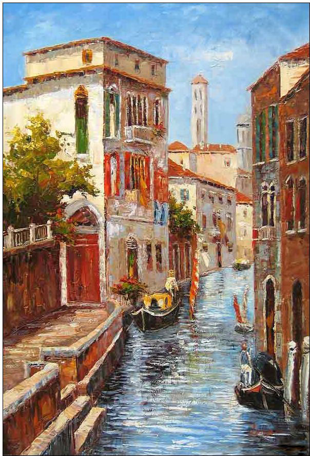 Venice oil painting