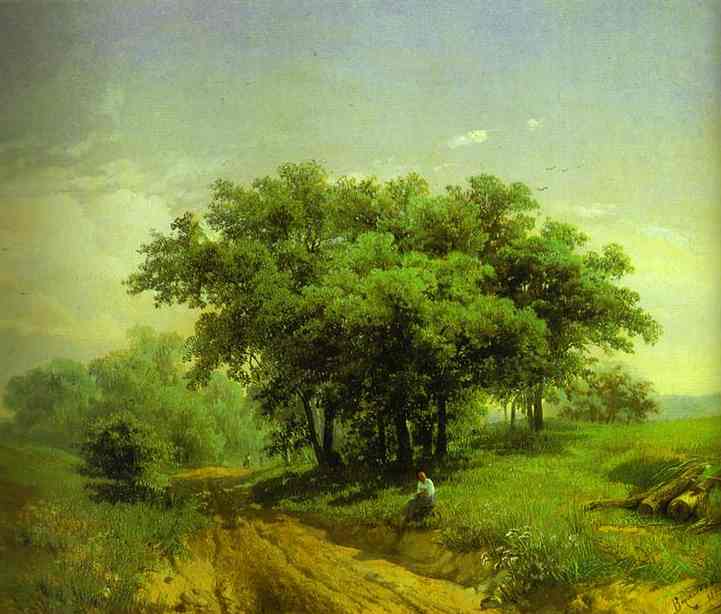 Oil painting:Hot Summer Day. 1869