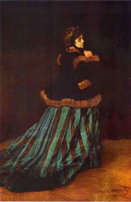 Camille Doncieux (Lady in Green). 1866.