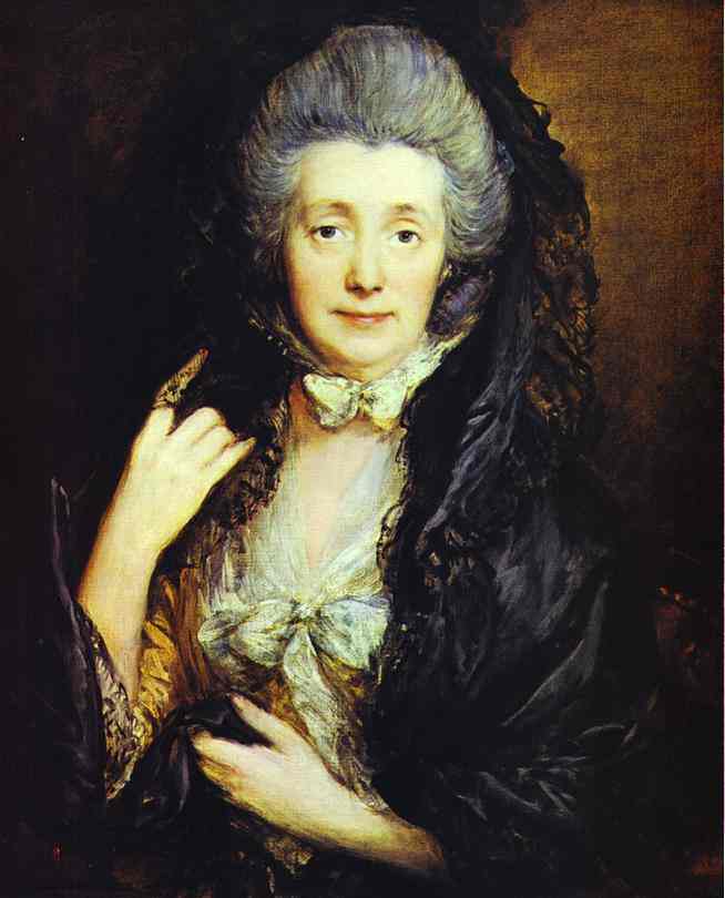 Oil painting:Mrs. Thomas Gainsborough, n