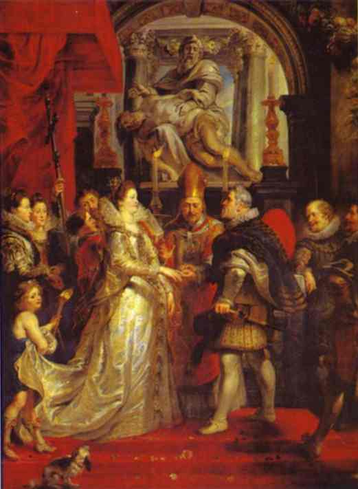 Oil painting:The Marriage. 1621