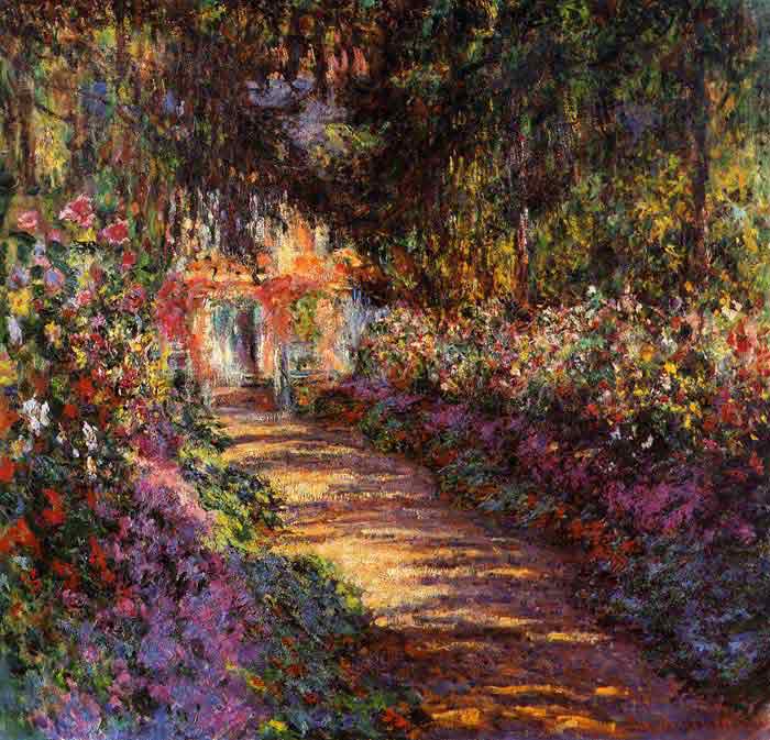 Oil painting for sale:The Flowered Garden , 1900