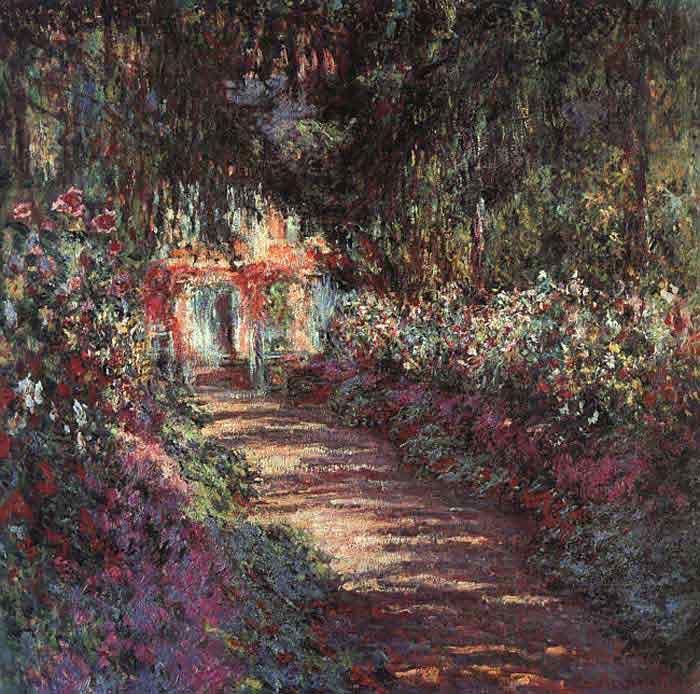 Oil painting for sale:The garden in flower, 1900