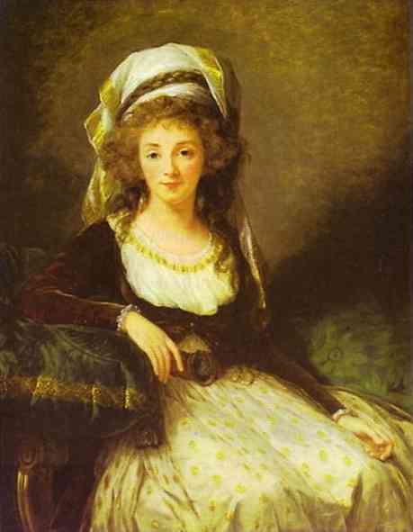 Oil painting:Portrait of a Lady. 1789