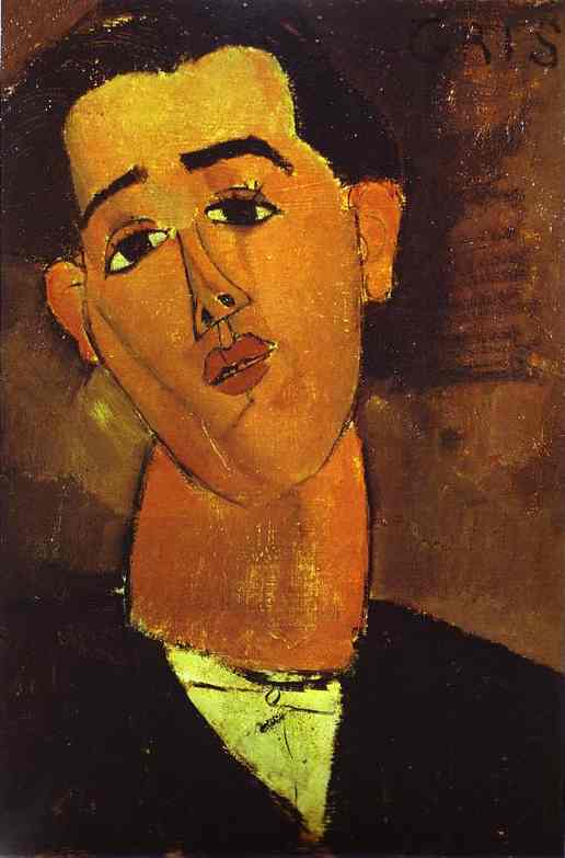 Oil painting:Portrait of Juan Gris. 1915