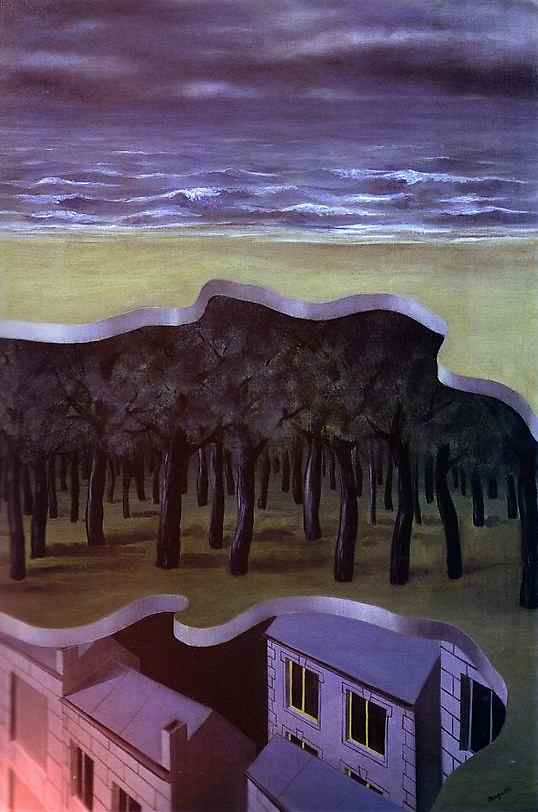 Oil painting:Panorama populaire. 1926