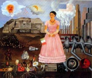 Self-portrait on the Borderline between Mexico and the United States 1932