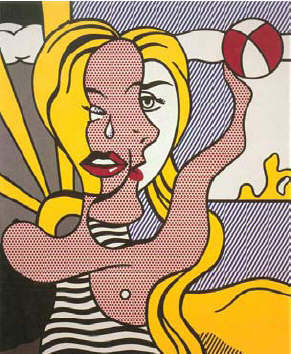 Girl with Beach Ball III, 1977