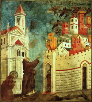 The Devils Cast Out of Arezzo, before 1300