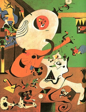 Joan Miro Dutch Interior 1 1928.