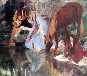 Mlle Fiocre in the Ballet La Source 1867