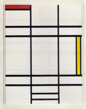 Composition blanc, rouge et jaune 1936