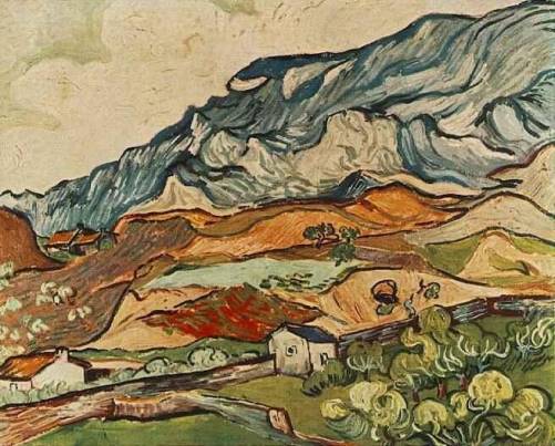 Vincent van Gogh - Les Alpilles, Mountainous Landscape near Saint-Remy