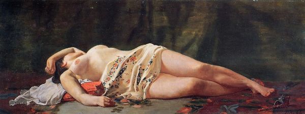 Frederic Bazille - Reclining Nude