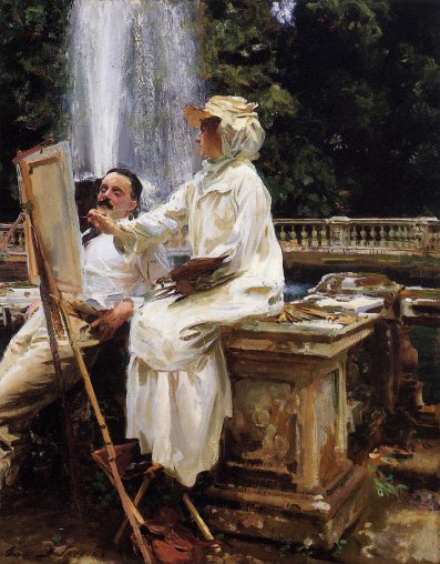 John Singer Sargent - The Fountain Villa Torlonia Frascati Italy