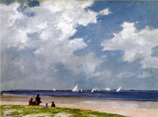 Edward Potthast - Sailboats Off Far Rockaway