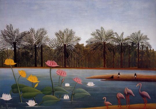 Henri Rousseau - The Flamingos