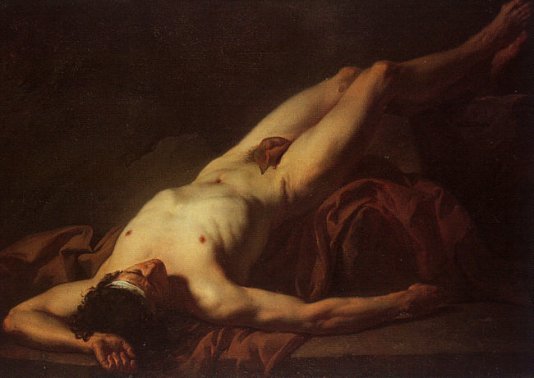 Jacques-Louis David - Nude Study Of Hector