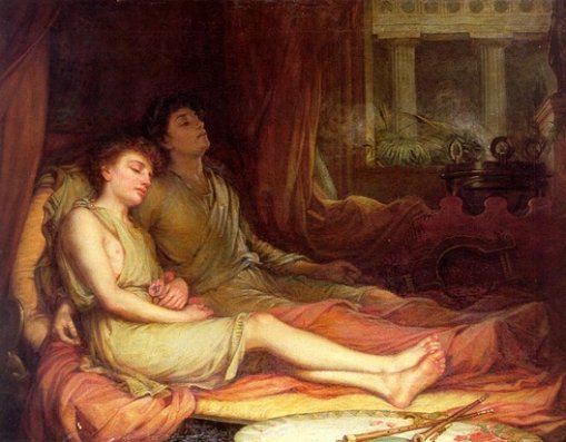 John William Waterhouse - Sleep And His Half Brother Death Jw