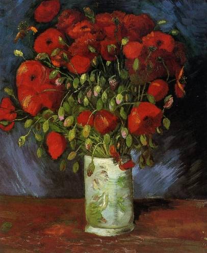 Vincent van Gogh - Vase with Red Poppies