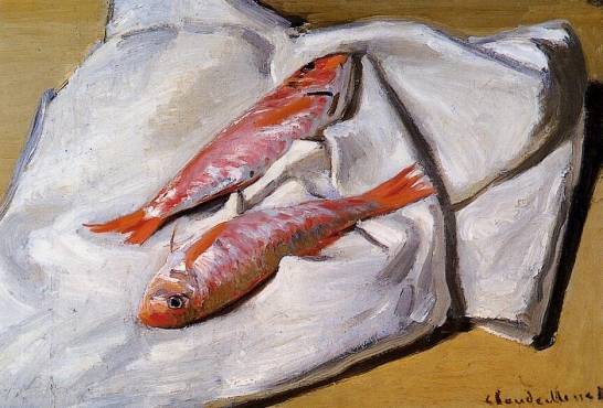 Claude Monet - Red Mullets