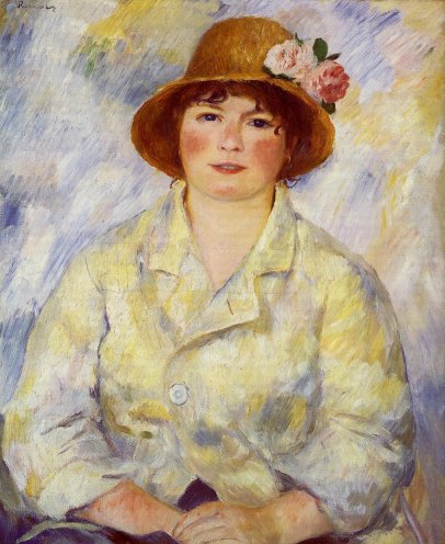 Pierre-Auguste Renoir - Aline Charigot (future Madame Renoir)