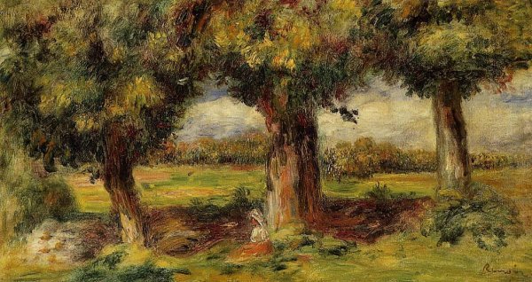 Pierre-Auguste Renoir - Landscape near Pont-Aven