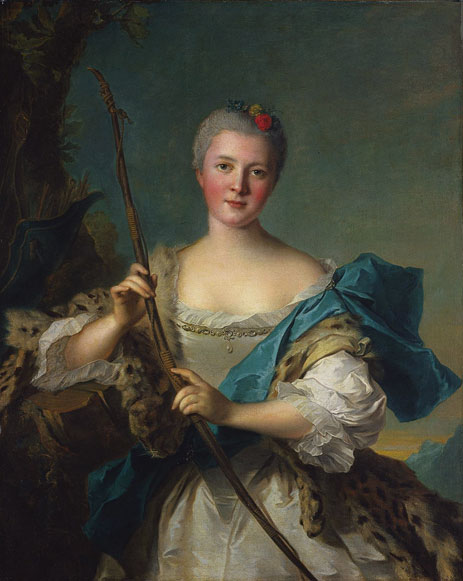 Portrait of Madame de Pompadour as Diana, 1752